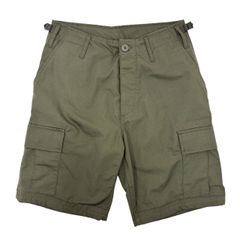 新品 未使用【W28】アメリカ軍 米軍タイプ リプロダクト BDU リップストップ カーゴパンツ ハーフパンツ ショートパンツ ショーツ グリーン