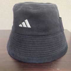 adidas GOLF バケットハット ユニセックス 黒 コーデュロイ コットン ロゴ アディダス ゴルフ ONE SIZE FITS MOST