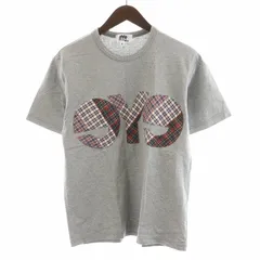 アイ ジュンヤワタナベマン コムデギャルソン ジュンヤマン eye JUNYA WATANABE MAN AD2017 Tシャツ カットソー 半袖 ロゴ チェック柄 コットン S グレー /AN16のサムネイル