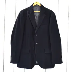 ユニクロ UNIQLO コットン100％ 3つボタン シングル ジャケット XL ブラック 袖口3つ釦 春秋冬対応 314-024972 5TF036 【送料無料】【中古】【メンズビジネス】202506