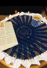 【97】レース編み　ドイリー　テーブルクロス