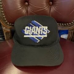 レア 90s AMERICAN NEEDLE NFL New York Giants OTTOボディ ヴィンテージスナップバックキャップ ブラック
