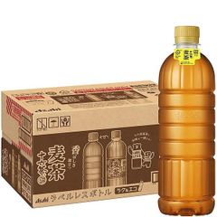 アサヒ飲料 十六茶麦茶 ラベルレスボトル PET 660ml×24本 RSL