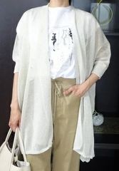 シニカルCYNICALメッシュロングカーディガン422-95022