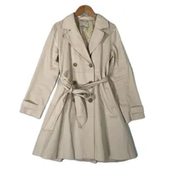 OLIVE des OLIVE オリーブデオリーブ レディース トレンチコート ポリエステル ピンク M【中古】