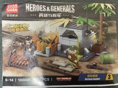 レゴ互換 ミリタリーミニフィグシリーズ【ドイツ軍バンカー】