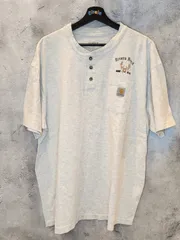 Carhartt グレーT ボタン付 SP038