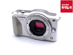 美品Panasonic LUMIX GF5 ホワイト Panasonic パナソニック Lumix DMC-GF5 シェルホワイト レンズ