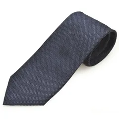 Zegna ゼニア ネクタイ メンズ ドット柄シルクネクタイ(サイズ剣幅8cm)eez24s006 Z7D01TA7-BL1 NAVYのサムネイル