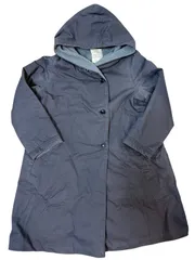 TN3 my standard STUDIO CLIP マイスタンダード　スタジオクリップ　ボアコート　フード付き　ネイビー×グレー　レディース　サイズ不明