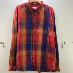 Columbia コロンビア 長袖 BD ボタンダウンシャツ チェック柄 インド製 メンズ マルチカラー