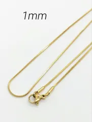 ネックレス スネーク チェーン 極細 1mm 入学式 卒業式 謝恩会 母の日