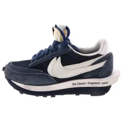 NIKE (ナイキ) LD Waffle Blackended Blue ×フラグメント ×サカイ LD ワッフル ブラックエンデッド ブルー ローカットスニーカー レディース DH2684-400 US5/23.5cm