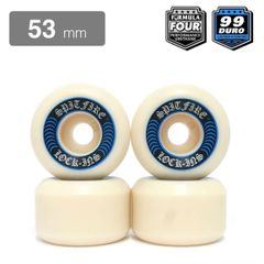 SPITFIRE WHEEL スピットファイヤー ウィール FORMULA FOUR (F4) LOCK-INS 99D 53mm スケボーウィール53　スケートボードウィール53