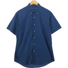 古着 ラルフローレン Ralph Lauren CUSTOM FIT 半袖 ボタンダウンシャツ メンズM相当/eaa556650