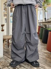 受注制【youll】snap button tuck wide pants (3color