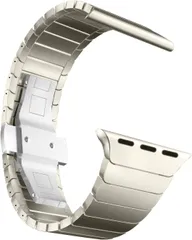 【新着商品】9/Ultra 2/SE/8/7/2023 Series Watch (45mm/44mm/49mmチタングレー) MaKTechステンレススチール金属のリンクブレスレットバンドに対応しますと互換性があるApple