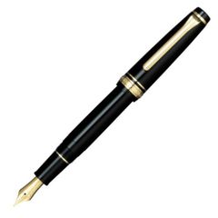 中字_単品 セーラー万年筆 万年筆 プロフェッショナルギア スリム 金 ブラック 中字 11-1221-420
