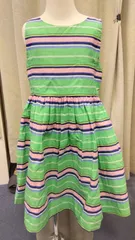 M2　ポロラルフローレン　子供服　120cm　マルチボーダー　おませさんワンピース👗