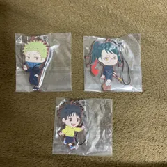 呪術廻戦　1番くじＪ賞ラバーストラップ３個セット