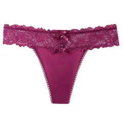 tバック レディース サテン 編み上げ風 リボン レース 透けない ストレッチ 大きいサイズ セクシー エレガント ツルツル 艶 Tback おしゃれ プレゼント rt-001