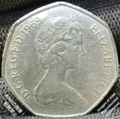 2024年最新】イギリス 1969年 50ペンス コイン エリザベス女王の人気 ...