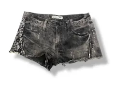 y2k ブラックデニム ショートパンツ
