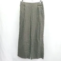 ◇ ⊇ FngenuAnge バックウエストゴム ワイドパンツ サイズ38 ダークグレー系 レディース E  【1502030023060】