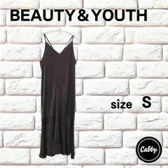 BEAUTY&YOUTH UNITED ARROWS 　ビューティーアンドユースユナイテッドアローズ　キャミソールワンピース　バックボタン　サイズS