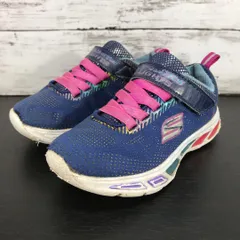 SKECHERS LITEBEAMS GLEAM N'DREAMS スケッチャーズ ライトビームス グリームエヌドリーム  紺 ネイビー マルチ 16.5cm キッズ スニーカー 10959L L00593