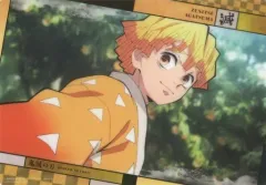 【中古】ポスター 我妻善逸 「ジャンボカードダス 鬼滅の刃 クリアビジュアルポスター ～無限列車編 其の弐～」