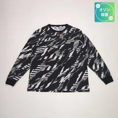 メンズ UA テック フルプリント ロングスリーブ Tシャツ 1358883 001