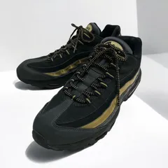 NIKE ナイキ AIR MAX 95 エアマックス95 PRM プレミアム 538416-007 スニーカー シューズ 靴 ブラック 黒 ゴールド 金 30cm 有明ガーデンrecollect店 NO.110
