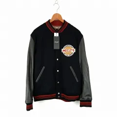 メンズビギ MEN'S BIGI 1988年復刻デザイン Super140's ウールスタジャン 4 黒 ブラックのサムネイル