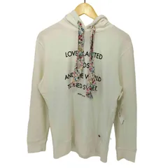 リプレイ REPLAY W GARMENT DYED ORGANIC COTTON FLEECE SWEATER 花柄フード紐デザインプルオーバーパーカー レディース  Sのサムネイル