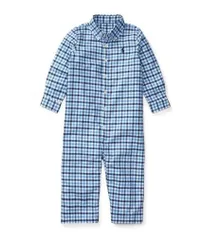 ★新品★ラルフローレン ベビー ギンガムチェックカバーオール・9M