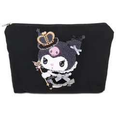 クロミ フラットポーチ サガラ刺繡 化粧ポーチ 20周年 20th 可愛い おしゃれ サンリオ sanrio キャラクター