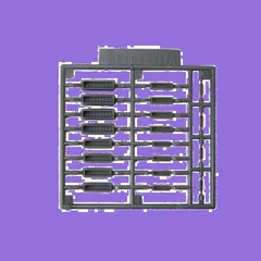 【在庫処分】M.S.G モデリングサポートグッズ プラユニットP104 ダクトノズル ノンスケール プラモデル 成型色