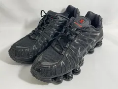 Nike Shox TL 26.5 ナイキ ショックス 完売品 NIKE W SHOX TL BLACK/BLACK-MTLC HEMATITE-MAX ORANGE（ナイキ
