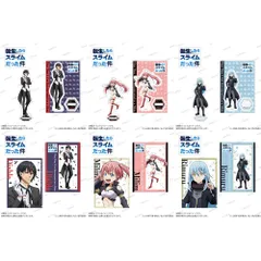 ✨ラスト1点✨在庫限り✨早い者勝ち✨転スラ「転生したらスライムだった件」描き下ろしイラスト 6点セット（A4クリアファイル1枚×3種・アクリルスタンド1個×3種 ）That Time I Got Reincarnated as a Slime
