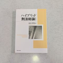 【書籍】ハイブリッド刑法総論　第3版　松宮孝明 編　法律文化社