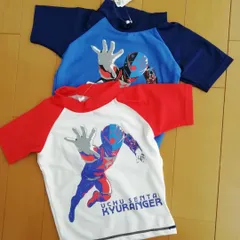 新品宇宙戦隊キュウレンジャー ラッシュガード　子供用水着 100cm　2枚組