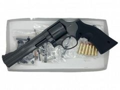 マルシン　モデルガン組立キット  S&W M586 6インチ DAVISタイプ プラグリップ仕様 HW
