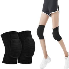 新品 保護 ヨガ 軽減 ダンス 登山 アスレチック用 両膝セット 保護 膝への衝撃吸収 着圧 膝プロテクター 洗濯OK 膝当て 男女兼用 膝パッド (ブラック) PrimeBlis