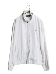 【お得なクーポン配布中!】 90s ポロ ラルフローレン トラック ジャケット メンズ XL 古着 オールド フルジップ ブルゾン スムース 素材 スイングトップ 大きいサイズ