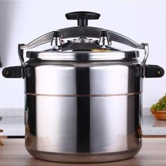 【高品質】業務用 大容量18L 圧力鍋 ステンレス製 家庭用兼用 直火対応 安全弁付き 防爆構造 厨房調理器具 炊き出し イベント用にも◎