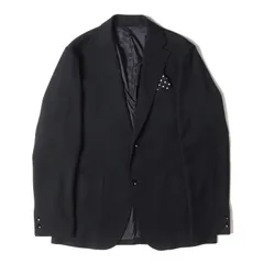 美品 UNIFORM EXPERIMENT ユニフォームエクスペリメント ジャケット サイズ:4 20AW フェイクポケットチーフ ルミレットウール テーラードジャケット LUMILET WOOL 3BUTTON JACKET  ブラック 黒 アウターのサムネイル