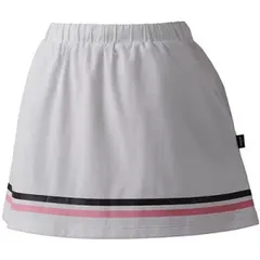 【新品】prince（プリンス）吸汗速乾 制電 スコート レディース・ウィメンズ テニス スカート ホワイト WS2302-146
