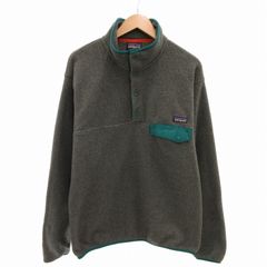 パタゴニア Patagonia シンチラスナップT フリースプルオーバージャケット ハイネック ロゴパッチ M グレー STY25580SP15 /FT 1008