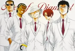 【中古】ポストカード(キャラクター) [単品] 集合 オールカラー原画ポストカードセット(10枚組) 「コミックス ダイヤのA act2 7巻 限定版」 同梱特典